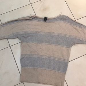 Sparkly sweater white black house size small